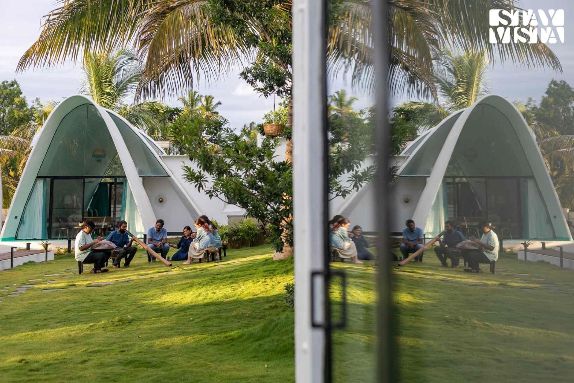 Stayvista At Shwaas Mysore With Private Pool Luaran gambar