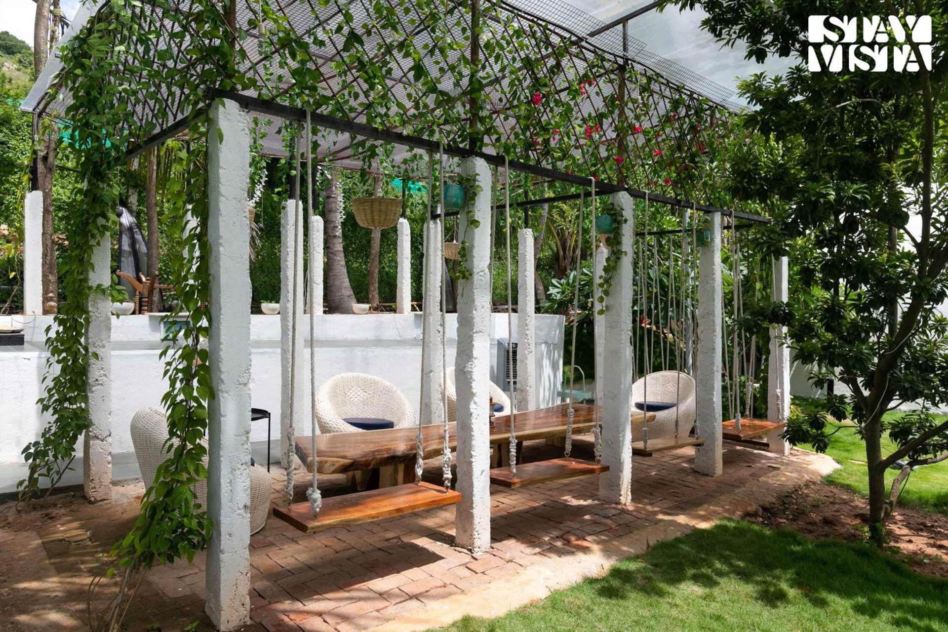 Stayvista At Shwaas Mysore With Private Pool Luaran gambar