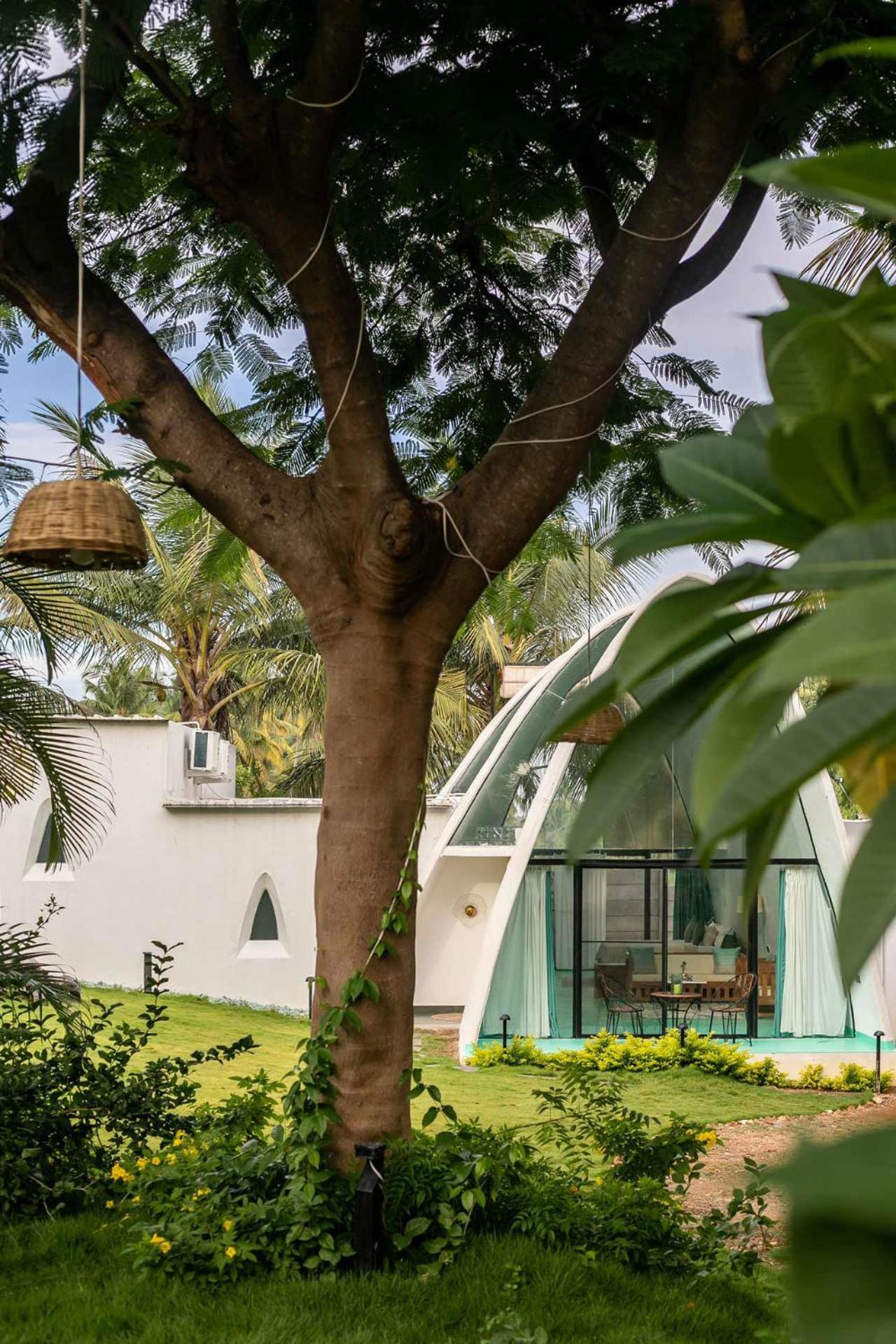Stayvista At Shwaas Mysore With Private Pool Luaran gambar